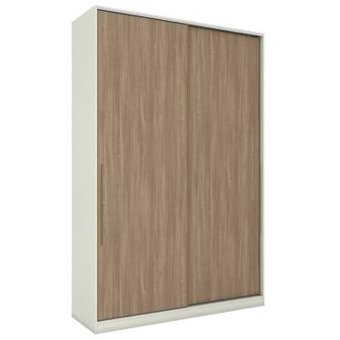Imagem de Guarda Roupa Modulado 2 Portas 241x159 cm Seletto Areia Jequitiba Henn