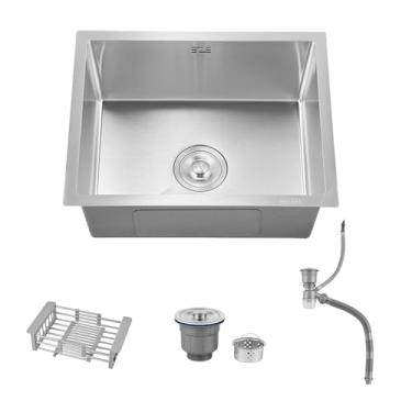 Imagem de Cuba Cozinha Gourmet Embutida Aço Inox 304 Tamanho 50x40x21cm