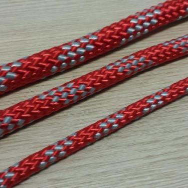 Imagem de Kit 20 Metros Cabo Náutico Pré-Estirado 10mm Vermelho Com Cinza - Clas