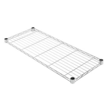 Imagem de Prateleira Avulsa para estante Aço cromada 121x45cm Aramado