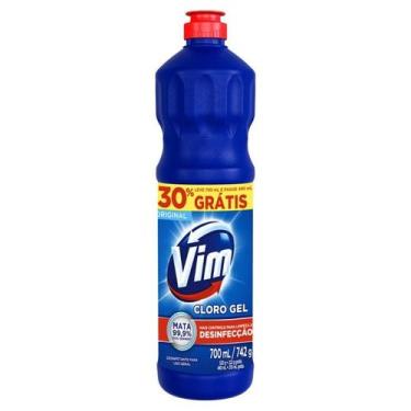 Imagem de Desinfetante Vim Cloro Gel Unilever Leve 700ml Pague 490ml - 789115009