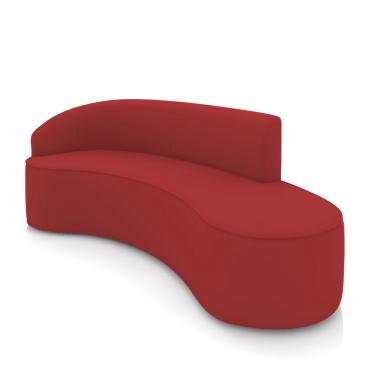 Imagem de Sofá 4 Lugares Orgânico 220 cm Morgan Veludo Marsala D03 - D'Rossi