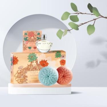 Imagem de kit Presente Ninfa das águas com 2 sabonetes 100g +1 deo colônia 15 MLmais Brindes