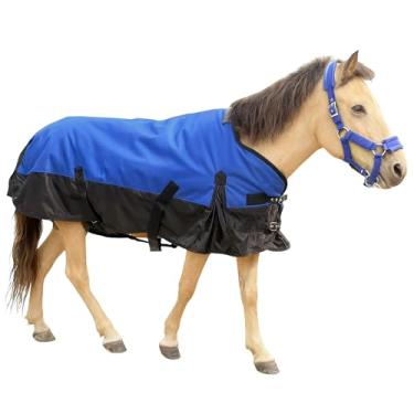 Imagem de Cobertor para cavalos minicavalos/pônei/potro/miniatura1600 Denier Horse Turnout, lençol para cuidados com cavalos, impermeável e respirável (enchimento de 220 g)