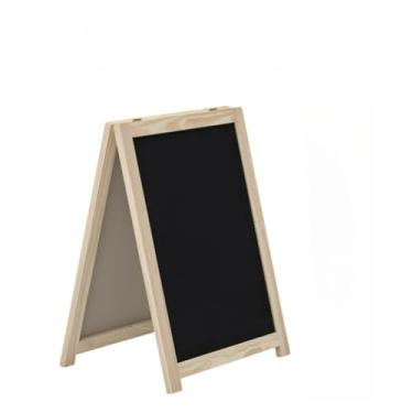 Imagem de Cavalete Lousa Quadro Negro 70x50cm Para Calçada Restaurante Bar Cardápio Dupla Face(Cavalete 100x60 apenas)