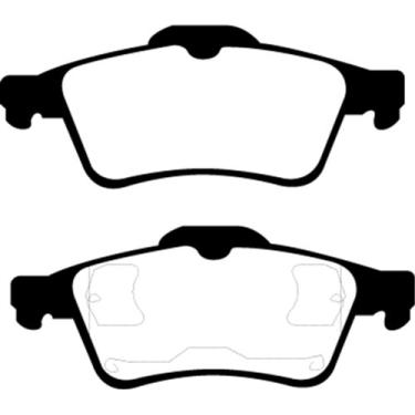 Imagem de EBC Brakes Pastilha de freio esportiva DP21354 Greenstuff Série 2000