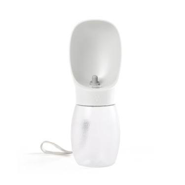 Imagem de Garrafa de água portátil à prova de vazamento para cães com alimentador - bebedouro para filhotes de viagem, 300 ml