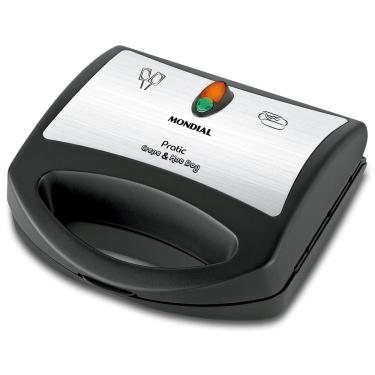 Imagem de Crepeira Mondial Pratic Crepe&Hot Dog 127v Preto/inox