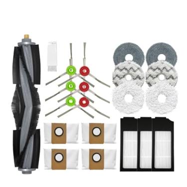 Imagem de Compatible With Ecovacs Deebot X1 Omni Accesories Robot Vacuum Cleaner Mop Cloth Dust Bag HEPA Filter Main Brush Rag Replaceable Spare Parts(Brown)