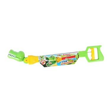 Imagem de menolana Brinquedo de Garra Robótica Mão de Robô Ferramenta de Pegar Braço Robótico Brinquedo Divertido para Crianças Meninos e Meninas, Crocodilo Verde