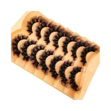 Imagem de Cílios Postiços De Visón Sintético Com Aparência Natural E Volumosa, 7