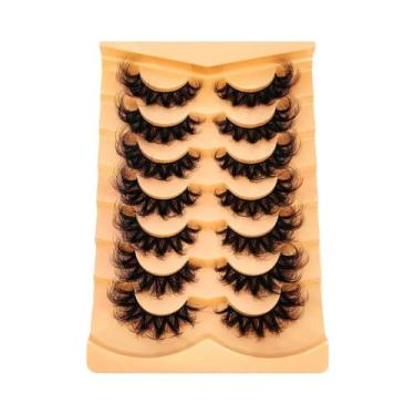 Imagem de Cílios Postiços De Visón Sintético Com Aparência Natural E Volumosa, 7