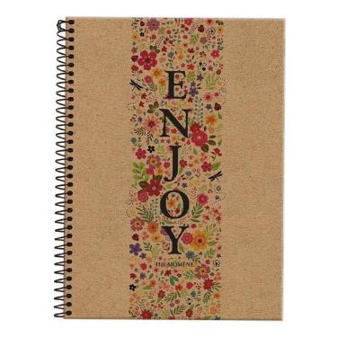 Imagem de Caderno Pauta Funcional Kraft Art Enjoy 1 Matéria - Foroni