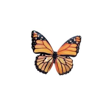 Imagem de Izpack Novidade Anel de borboleta para mulheres – Anéis de dedo de resina acrílica para afirmação de insetos, ajuste confortável, moderno e moderno, clássico, joia de amizade exagerada para filha