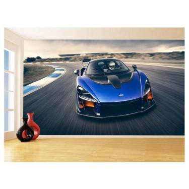 Imagem de Papel De Parede 3D Carro Mc Laren Pista Super 3,5M Car289 - Você Decor
