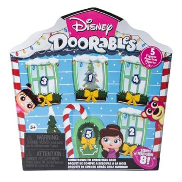 Imagem de Disney Doorables Series 8 Christmas Countdown Pack, 5 Mystery Figures, Holiday Themed Collectibles Set, Ages 5+