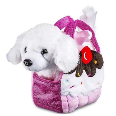 Imagem de Pelucia Cutie Handbags Poodle Rosa Multikids BR1716 - Multilaser