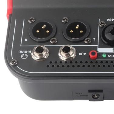 Imagem de RiToEasysports Mixer de áudio Profissional Controlador de Dj de 4 Canais para Gravação de Estúdio, Equipamento de Dj, Transmissão Ao Vivo-material de Metal Durável