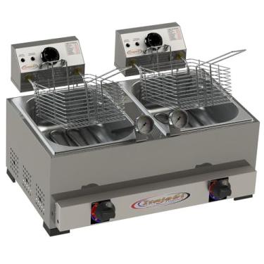Imagem de Fritadeira a Gás e Elétrica Itajobi Conjugado 2 Cubas 5 Litros Cada