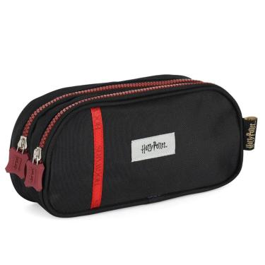 Imagem de Estojo Reforçado Harry Potter Escolar Hogwarts Preto Disney