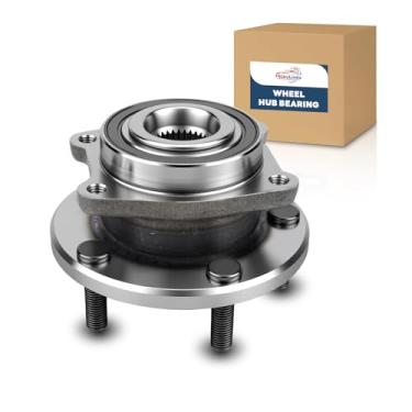 Imagem de Uni-Links Conjunto de cubo de rolamento de roda dianteira 513263 compatível com Chrysler 2011-2014 200, 2007-2010 Sebring, com Dodge 2008-2014 Avenger todos os modelos com 5-Lug e ABS, H513263