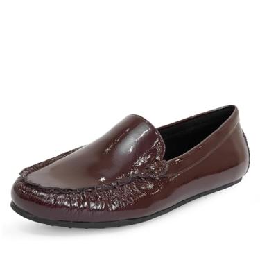 Imagem de Aerosoles Mocassim feminino Over Drive, Couro sintético enrugado Merlot, 36