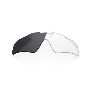 Imagem de Lentes de reposição polarizadas de 1,6 mm para óculos de sol Oakley Radar EV Path OO9208, proteção UV, lentes espelhadas escuras, peças de reparo e kit (fotocromático transparente a preto)