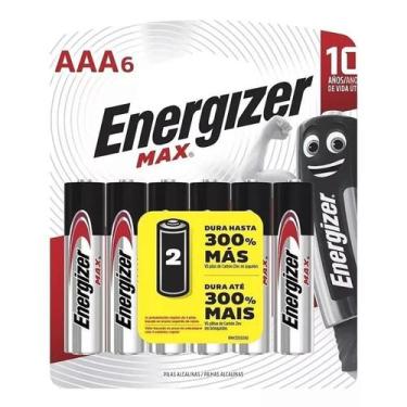 Imagem de Pilha Alcalina Energizer Max Palito AAA com 6.un