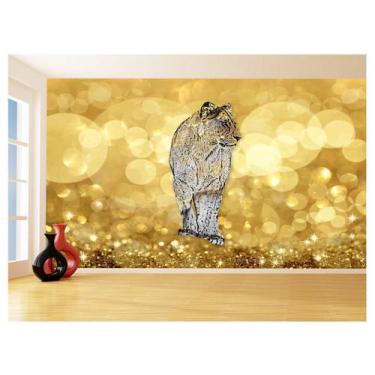 Imagem de Papel De Parede Animais Pop Art Leoa Colorido 3,5M Pxa463 - Você Decor