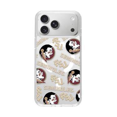 Imagem de Affinity Bands Capa de telefone Florida State Seminoles HD compatível com MagSafe Apple iPhone 17 Pro Max (aleatória)