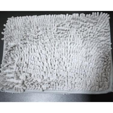 Imagem de Tapete Banheiro 40x60 Antiderrapante Bolinha Microfibra Macarrão Luxo 