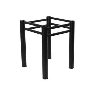 Imagem de Base Mesa Tubolar Amanda 75x75 Preta - WRM