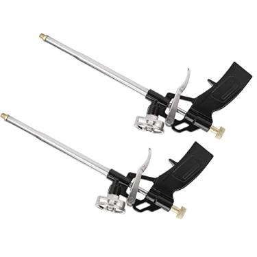 Imagem de Fafeicy Ferramenta de Pulverização de Pistola de Espuma, Fácil de Transportar e Usar, 2 Unidades de Aplicador de Vedação e Enchimento de Isolamento, Pistola de Calafetagem, Com Alça Confortável,