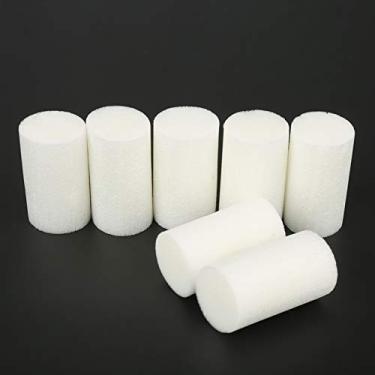 Imagem de FTVOGUE Filtro de Bomba de Alta Pressão, 66g, Branco, Filtro Elétrico de 50 Unidades para Compressor de Ar, Acessórios de Cilindro de Ar Pneumático, Algodão de Fibra de Densidade Compacta, Grande