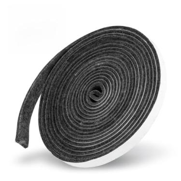 Imagem de Vedação autoadesiva para churrasqueira de alta temperatura de 1,2 cm x 1/20.3 cm, junta de porta para defumadores e churrasqueiras, junta de vedação cinza de 3,5 m