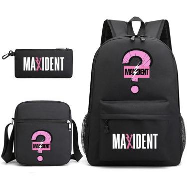 Imagem de Mochila escolar Maxidents Cartoon Kids 3 unidades/conjunto
