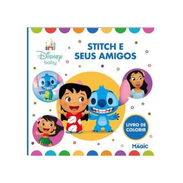 Imagem de Stitch E Seus Amigos - Para Colorir