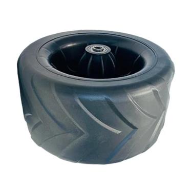 Imagem de WeiLaiKeQi Rodízio de 7 Polegadas com Rolamento Duplo, Pneu Sólido, para Carrinho de Camping, Cortador de Grama, Churrasqueira E Outras Peças de Reposição, Estilo a