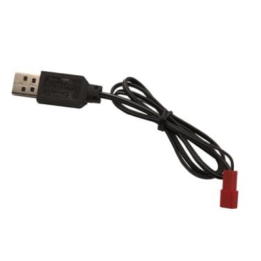 Imagem de Fiocias Cabo de Carregamento USB com Conector, Robusto E de Substituição, 3,6 V para Helicópteros, Quadricópteros E Aviões de Controle Remoto.