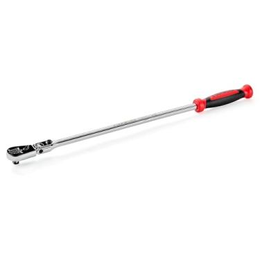 Imagem de STARWORK TRUE MECHANIC 1/5.1 cm Drive 90 dentes espelho à prova de poeira cromado catraca flexível com trava cromada, 60 cm de comprimento