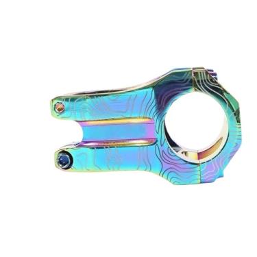 Imagem de Mesa de alumínio para mountain bike, 31,8 * 28,6 mm, 0 graus, 45 mm, ultraleve, para enduro, downhill, all-mountain e cross-country, peças para MTB, usinada em CNC.(Colorful)
