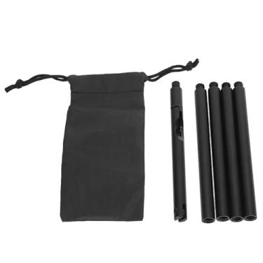 Imagem de Kit de extensão de poste de luz externa SIWOTED com ajuste de altura, revestimento à prova d'água, poste de suporte de lâmpada de alumínio