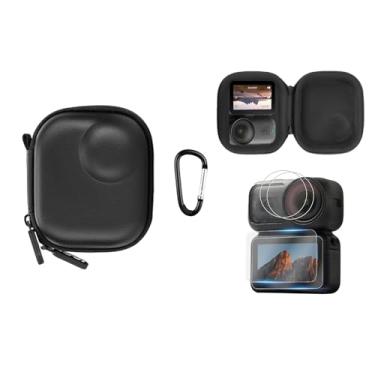 Imagem de Estojo de transporte Osmo Nano + protetor de tela, mini estojo rígido portátil para armazenamento de viagem para acessórios DJI Osmo Nano (preto)