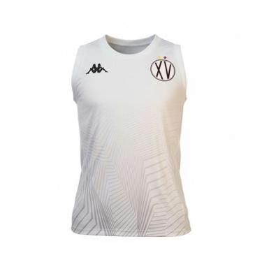 Imagem de Camisa XV de Piracicaba Kappa 2026 Regata Nuuk Branco - Masculino Tama