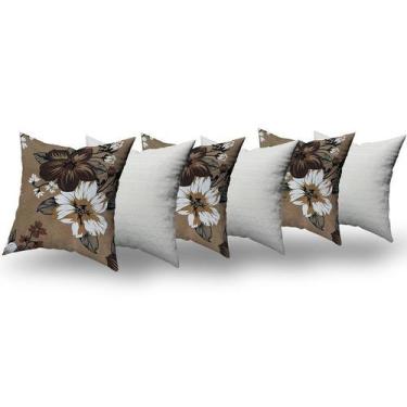 Imagem de Almofadas Decorativas 6 Unidades Com Ziper e Refil Silicone - RT MAGAZ