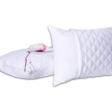 Imagem de Capa de Travesseiro 90cmx50cm Impermeável - Rafaloro, Branco