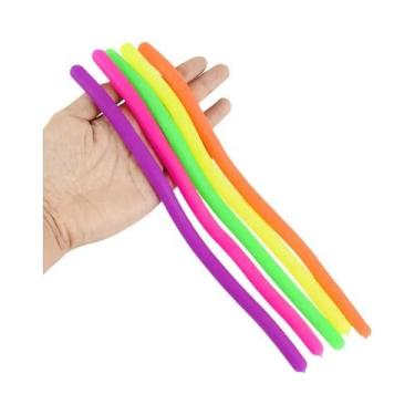 Imagem de Brinquedos Sensoriais De Macarrão Elástico Para Crianças, Brinquedos P