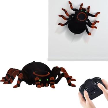 Imagem de Brinquedo Aranha com Controle Remoto | Controle Remoto Interativo e Realista,Brinquedo de Aranha Rastejante | Para Crianças e Adultos Brincarem em Casa e ao Ar Livre