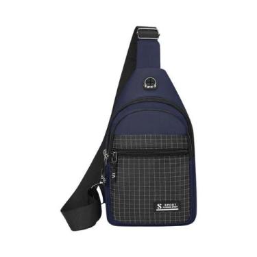 Imagem de Bolsa De Peito Masculina Impermeável Em Tecido Oxford, Estilo Coreano,