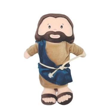 Imagem de Boneco de Jesus Infantil em Algodão  Brinquedo Educativo e Religioso M
